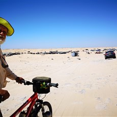 No man's land between Mauritania and Western Sahara