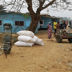 Leaving Massabi, Angola