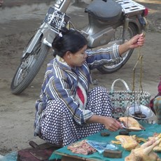 Mandalay - street trader