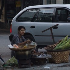 Mandalay - street trader