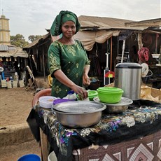 Ingoré breakfast stall