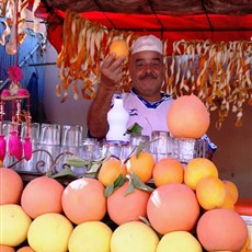 Fresh orange juice, Taroudant