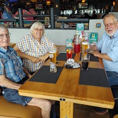 Lunch with Lizette and Peter, East London