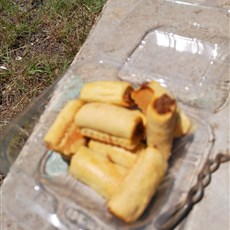 Sausage rolls en route Pilgrim's Rest