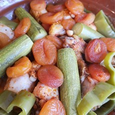 Cooking our first tagine