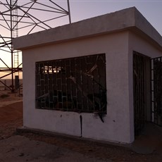 Cell tower campsite