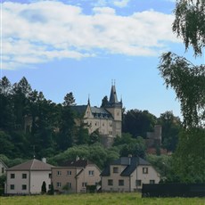 Zruč nad Sázavou to east of Tabor