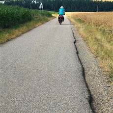 Zruč nad Sázavou to east of Tabor