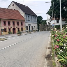 Zruč nad Sázavou to east of Tabor