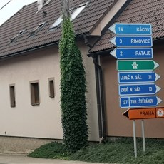 Zruč nad Sázavou to east of Tabor