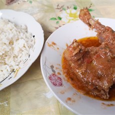 Chicken and rice, Boumnyebel