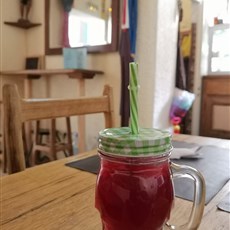 Bissap juice (hibiscus), Chez Natty, Saint Louis