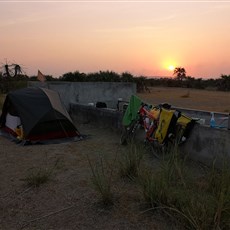 Wild camp, between Porto Amboim and Cabo Ledo