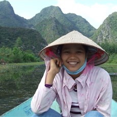 Near Perfume Pagoda southwest of Hanoi