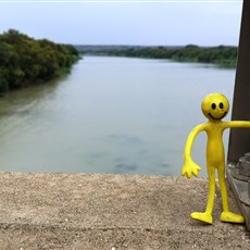 Gertie at the Orange river