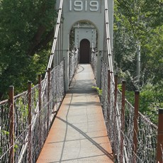 Parys 1919 suspension bridge