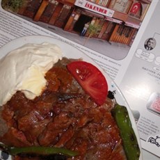 Iskender kebab at Kebabçi Iskender - the inventor of doner kebab