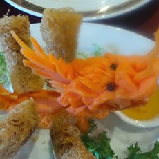 Spring Rolls on Dragon Boat