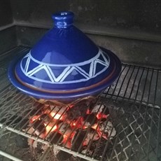 Rooikat, Clarens - tagine on the braai