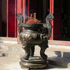 Ngoc Son temple on Hoan Kiem lake