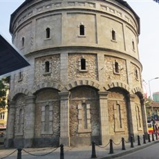Hang Dau water tower - Hanoi - taken from taxi