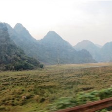 En route Binh Gia - taken from bus