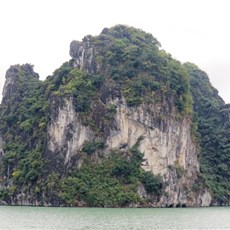 Between Tuan Chau island and Cat Ba island