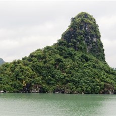 Between Tuan Chau island and Cat Ba island