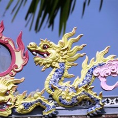 Between Haiphong and Thai Binh - temple