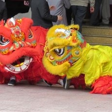 Wedding dragon dance