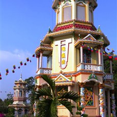 Cao Dai temple in Tay Ninh