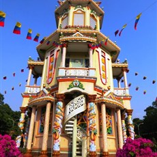 Cao Dai temple in Tay Ninh