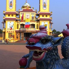 Cao Dai temple in Tay Ninh