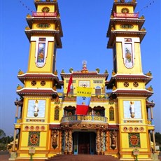 Cao Dai temple in Tay Ninh