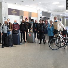 Repatriation group, Casablanca airport 