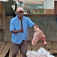 Leaving Bitam, Gabon