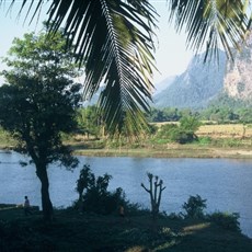 Laos between Vang Vieng and Luang Prabang