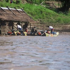 Laos between Pakbeng and Huay Xai